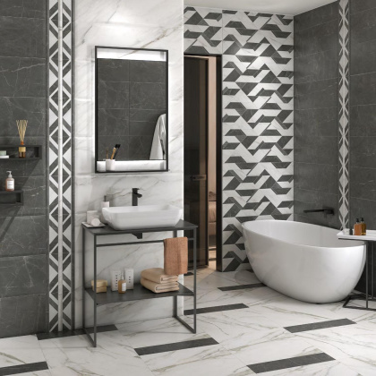 Бордюр SPA044R Буонарроти белый обрезной 2.5*30*19 (уп\27шт), шт Бордюр SPA044R Буонарроти белый обрезной 2.5*30*19 (уп\27шт), шт