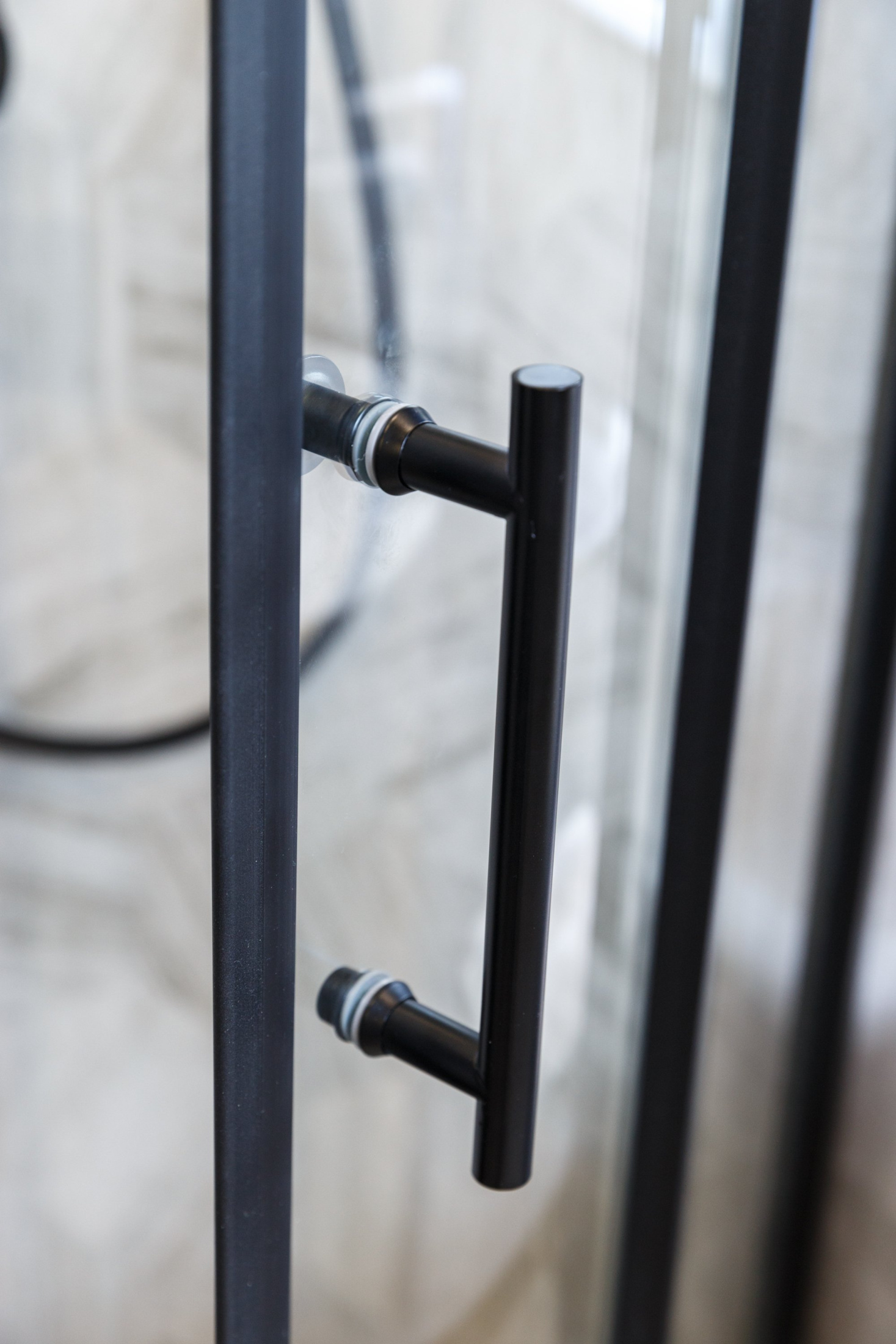 ECO-O-R-2-100-C-NERO Душевой уголок