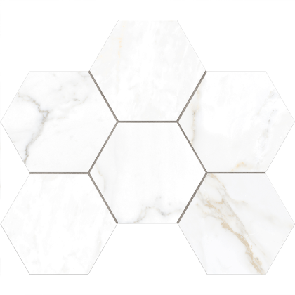Мозаика ID01 Hexagon 25x28,5 непол, (1 шт) Мозаика ID01 Hexagon 25x28,5 непол, (1 шт)