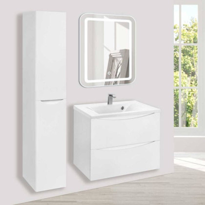 База под раковину Mia 650 подвесная, 2 выкатных ящика soft close, G.White