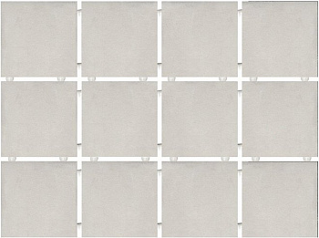 Плитка настенная 1270H Амальфи серый светлый, полотно 30х40 из 12 частей 9,9*9,9*7 (1кор/0,94м2), м2