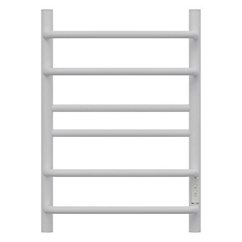 Полотенцесушитель электрический Point Сатурн PN90846W П6 400x600 диммер справа, белый