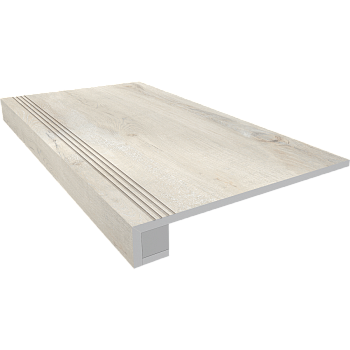 Комплект (Ступень DA01 (33x120) непол. (прямоугол. бортик) с насечками + Подступенок (14,5x120)) Комплект (Ступень DA01 (33x120) непол. (прямоугол. бортик) с насечками + Подступенок (14,5x120))