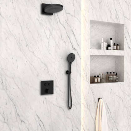 Душевой комплект VSFW-4I211MB встраиваемый, черный