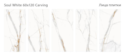 Керамогранит SOUL WHITE 60 x120 CARVING, CARVING Керамогранит SOUL WHITE 60 x120 CARVING, CARVING