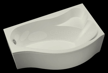 Акриловая ванна Aquanet Palma 170x90/60 R (с каркасом)