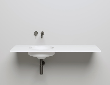 Раковина Salini MAREA 04 1802204MRF S-Stone покраска по RAL полностью, полувстраиваемая, матовая Раковина Salini MAREA 04 1802204MRF S-Stone покраска по RAL полностью, полувстраиваемая, матовая