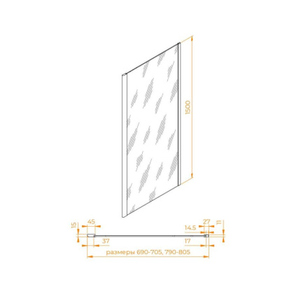 Боковая панель RGW Z-050-4, RGW 352205408-11