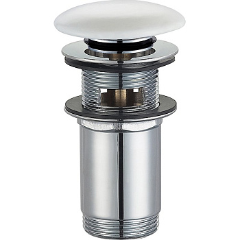 Пробка "click-clack" к сифону для умывальника A706BP (белая) Пробка "click-clack" к сифону для умывальника A706BP (белая)