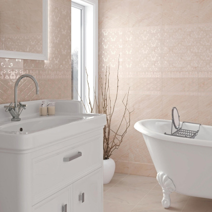 Бордюр HGD\A346\15117 Флораль 40x3x8 (уп/22шт), шт