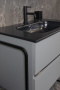 Тумба без раковины Vallessi 80*46cm DUST Grey мат 2 полки (402) 837-080-GD mat Boheme