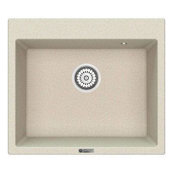 Мойка кухонная Point Бинга 60 PN3003BG, светло-бежевый