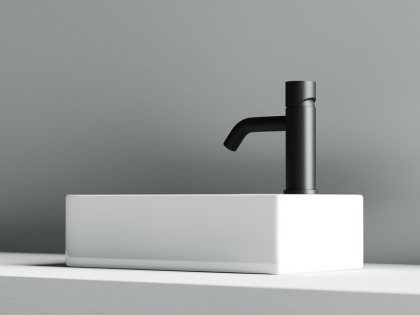 Умывальник подвесной прямоугольный (отверстие под смеситель R) Element 375*215*100мм