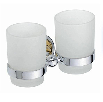 Двойной держатель зубных щеток, стаканы