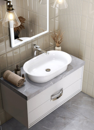 Спец. изделие декоративное из керамогранита Риальто 100х48, серое,CN100.SG560702R