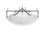 Каркас сварной для акриловой ванны Aquanet Arona/Manila 150x150