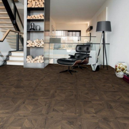 Ламинат Quick-step Impressive Patterns IPA4145 Дуб кофейный брашированный (8мм/32кл/1,901м2), м2 Ламинат Quick-step Impressive Patterns IPA4145 Дуб кофейный брашированный (8мм/32кл/1,901м2), м2