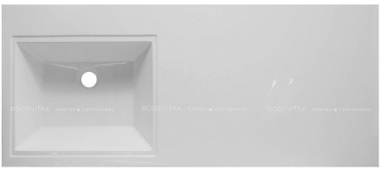 Раковина Эстет Даллас 110 L ФР-00001741 над стиральной машиной Белая