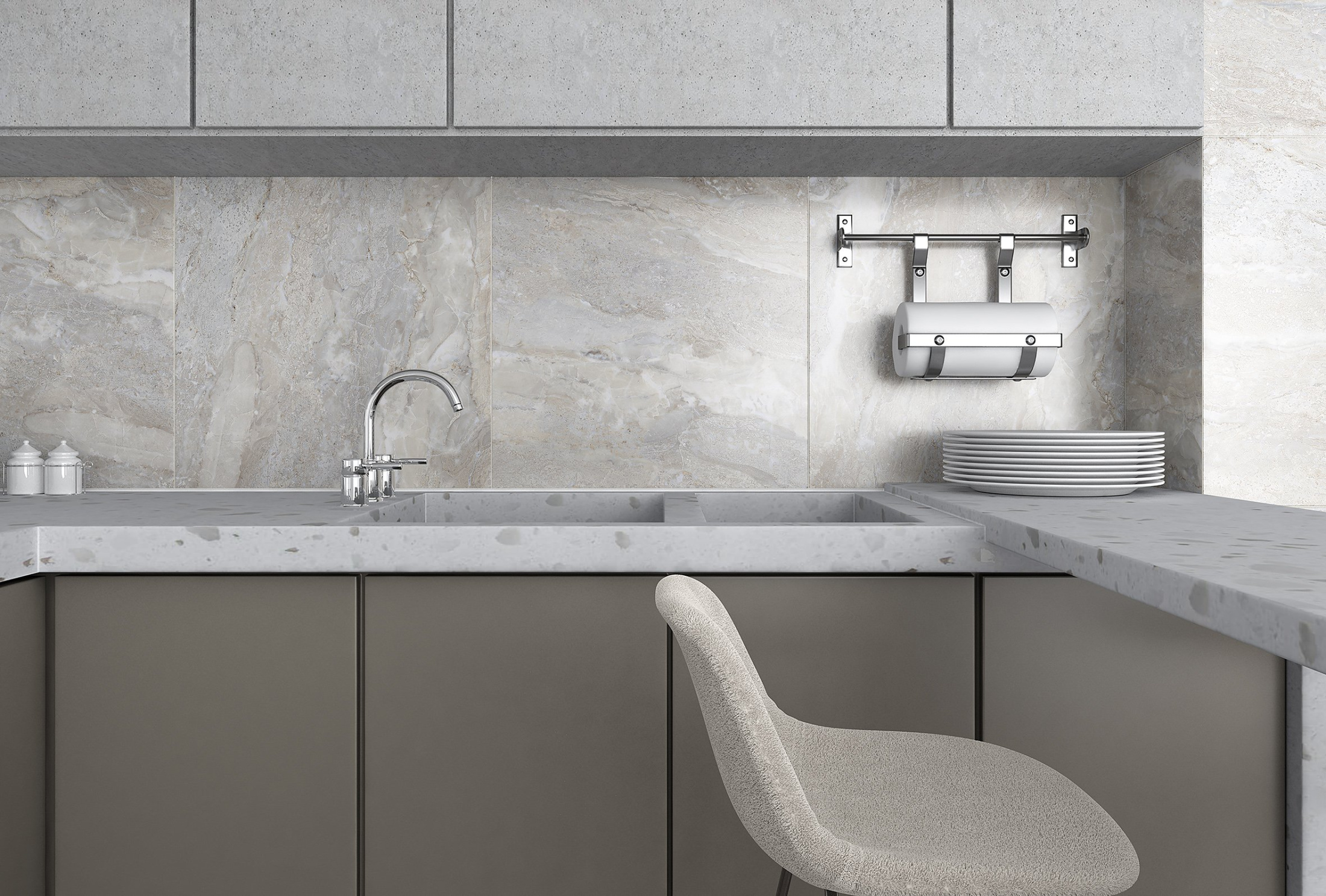 Плитка настенная Elpaso бежевый 25х75 (9шт/1,69м2),м2