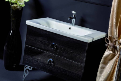 Тумба 80см*48 (52) BLACK WOOD 831-080-BW Boheme