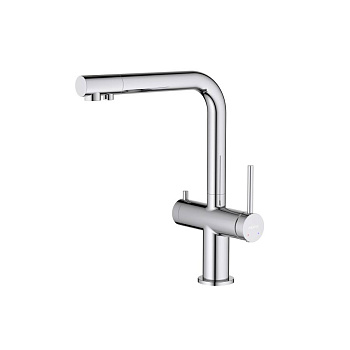 Смеситель для кухни с подключением к фильтру питьевой воды AQUATEK AQ1385CR ЕВРОПА Смеситель для кухни с подключением к фильтру питьевой воды AQUATEK AQ1385CR ЕВРОПА