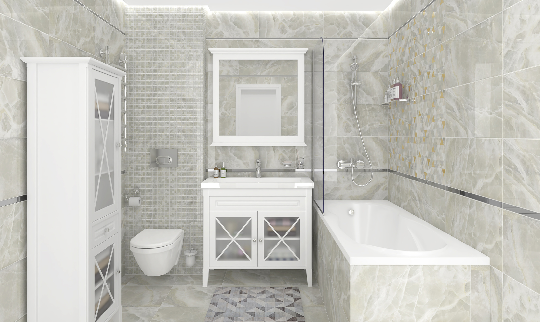 Плитка настенная Plazma зелёный 30*60 (10шт/1,8м2),м2