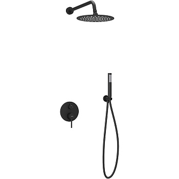 Душевой комплект SANCOS Select встраиваемый для душа, цвет черный матовый, арт. SC3003MB