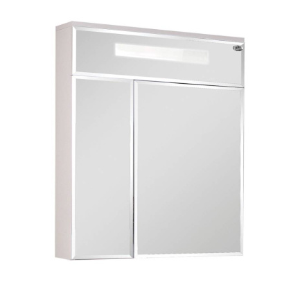 Шкаф-зеркало Onika Сигма 60 белый, c LED подсветкой