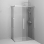 W84G-403-12090-MТ Душевое ограждение Func Square Slide 120х90, мат Хром, прозрачное