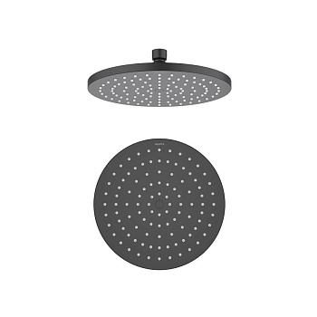 Круглый верхний душ  220*12 мм AQUATEK, матовый черный AQ2086MB  Круглый верхний душ  220*12 мм AQUATEK, матовый черный AQ2086MB