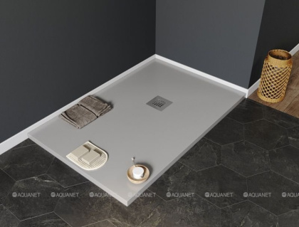 Душевой поддон Aquanet Pleasure 120х90 серый