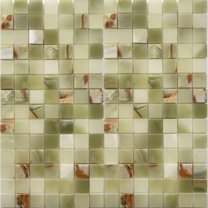 Мозаика нат. мрамор, GREEN ONYX 20х20, Classic Мозаика нат. мрамор, GREEN ONYX 20х20, Classic