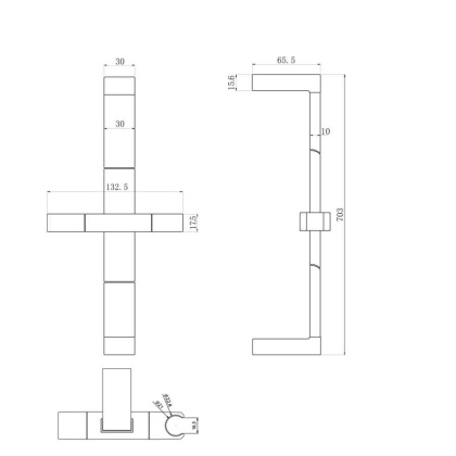 Штанга для душа, KD06 Штанга для душа, KD06