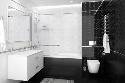 Плитка настенная Tabu белый 30*60 (11шт/1,98м2),м2