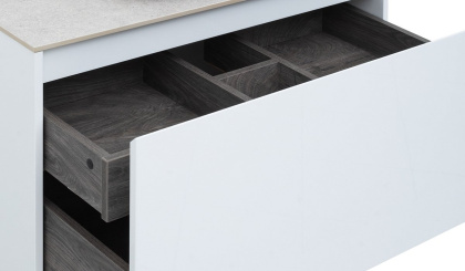 Тумба под раковину Aquanet Nova Lite 90 белый (1 ящик)