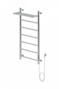 Полотенцесушитель электрический Aquanet Mauro 100х50 Тэн справа , с полкой