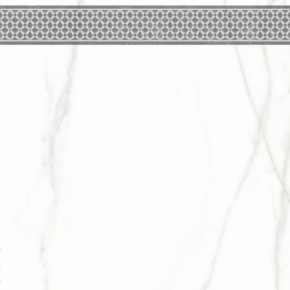 7346-0004-1001 Декор кер. Каррара Нова_LB Бел. 45*45 _декор 2_ 1 \4