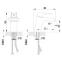 Смеситель Lemark Unit LM4546C для раковины с каскадным изливом Смеситель Lemark Unit LM4546C для раковины с каскадным изливом