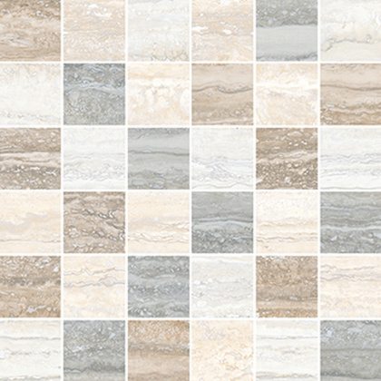 Travertini Мозаика Mix K945649R 30х30 Travertini Мозаика Mix K945649R 30х30