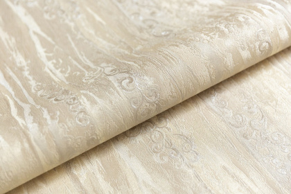 Обои виниловые Виньетки мотив, бежевый