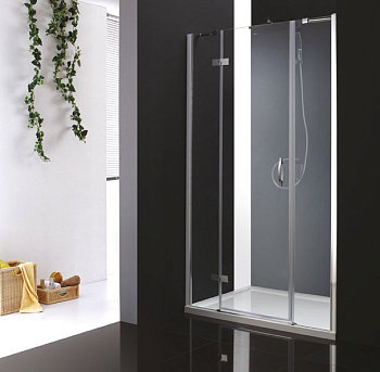 BERGAMO-W-B-13-40+60/40-C-Cr-L Душевая дверь