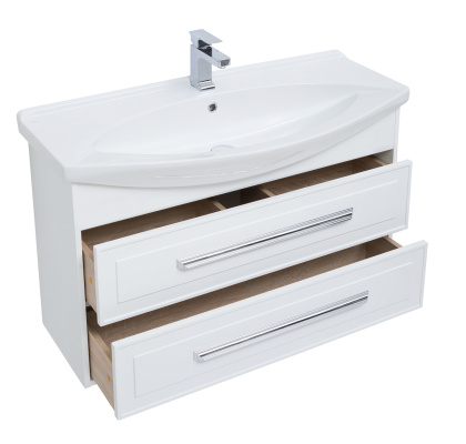 Тумба под раковину Aquanet Остин 105 белый (под раковину Стиль) 00252671 Тумба под раковину Aquanet Остин 105 белый (под раковину Стиль) 00252671