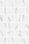 Декор Мираколи мозаичный белый глянцевый 20x30x0,69