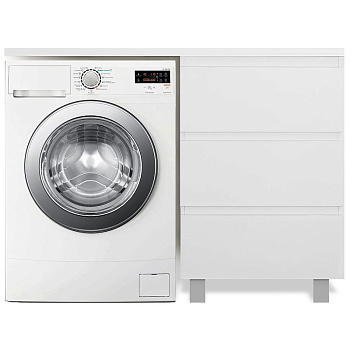 Комплект мебели Dallas Luxe 1300х482 правосторонний напольный 3 ящика (ШхГхВ) 648х476х860