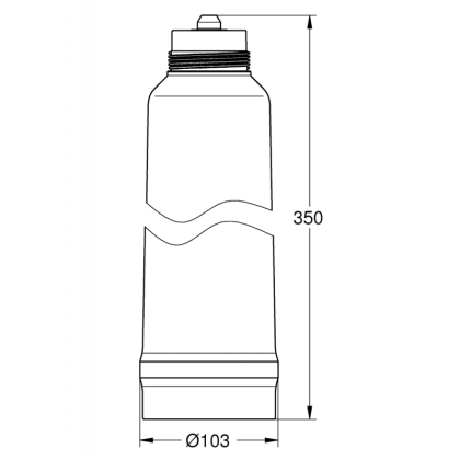 Фильтр для GROHE Blue и GROHE Red, L-Size, 2500 л., (40412001) Фильтр для GROHE Blue и GROHE Red, L-Size, 2500 л., (40412001)