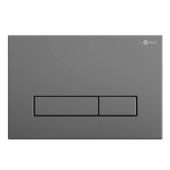 Клавиша смыва Point Меркурий PN44831GM для инсталляции, графит