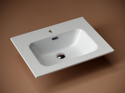 Умывальник накладной прямоугольный Element 610*465*180мм