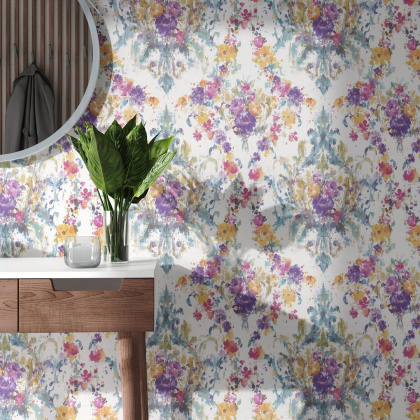 Обои виниловые Эдем мотив, цветной яркий