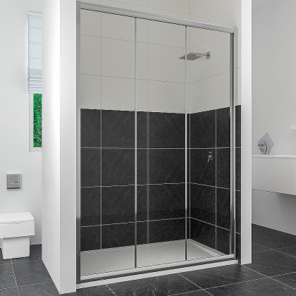 Душевая дверь RGW Classic CL-11 100 04091100-11 профиль Хром стекло прозрачное