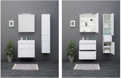 Тумба под раковину Aquanet Бруклин 70 белый